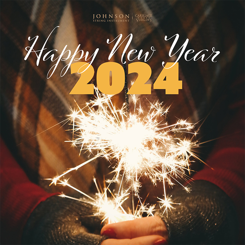Wishing you a new year filled with the joy of music!
