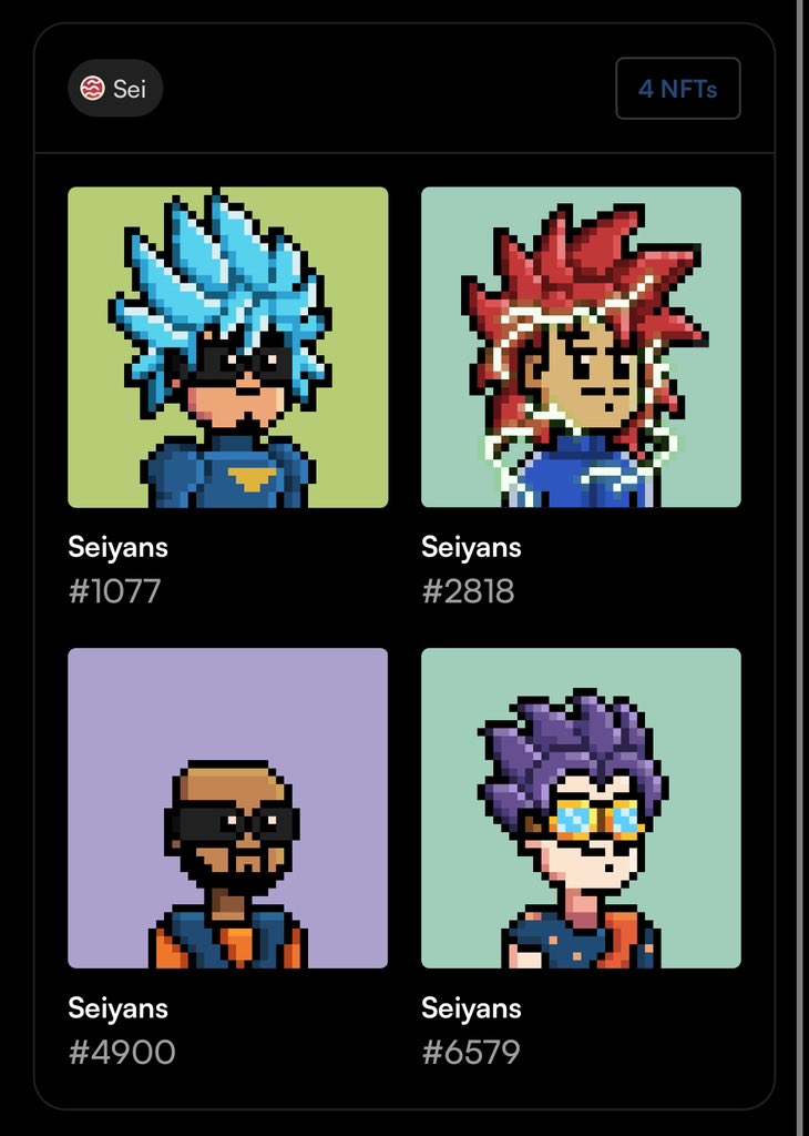 Picked up some more <a href="/seiyansnft/">Seiyans</a> on Dagora. Website may be crashing now. 

Gonna be the punks of <a href="/SeiNetwork/">Sei</a> I can feel it. 

dagora.xyz/collection/sei…