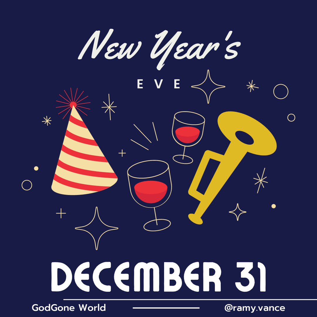 GoneGodWorld's tweet image. Countdown to 2024 starts now! 🎉 Before the clock strikes 12, a massive thanks to everyone for your unwavering support in my work! 

Wishing you all a Happy New Year&apos;s Eve from The GodGone World! 🎇✨

#geekystuff #geeky #nerdstuff #