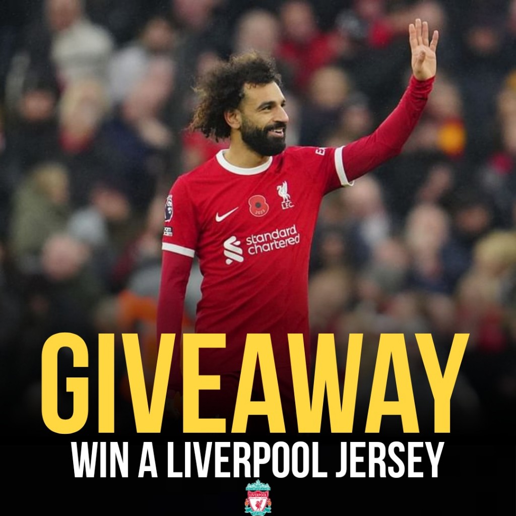 🚨 GIVEAWAY 🚨 If Mohamed Salah scores first & Liverpool beat Newcastle, we will giveaway a Liverpool jersey of your choice. All you have to do is: 1) Retweet & Like 2) Comment who your LFC player of 2023 was Winner announced after the game 🍀#LFC #LIVNEW