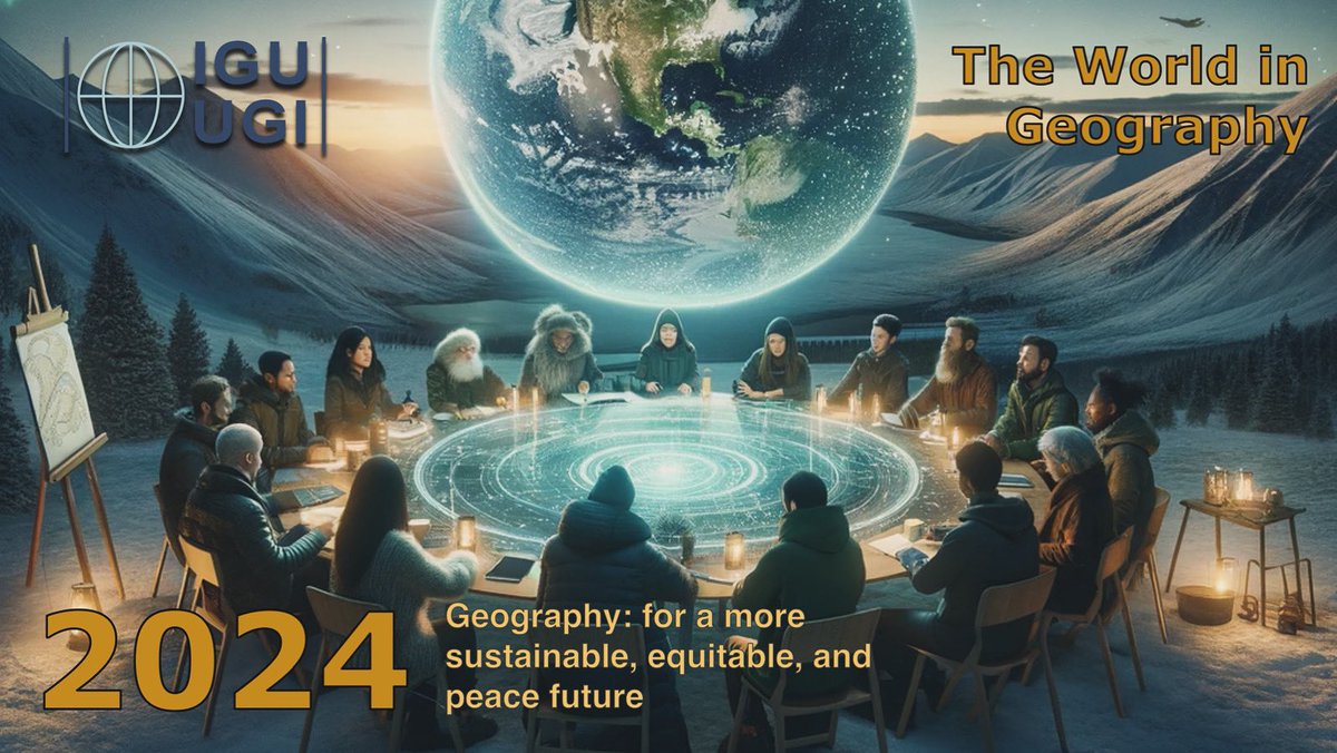 Geography: for a more sustainable, equitable, and peace future. Happy 2024! #NewYear2024