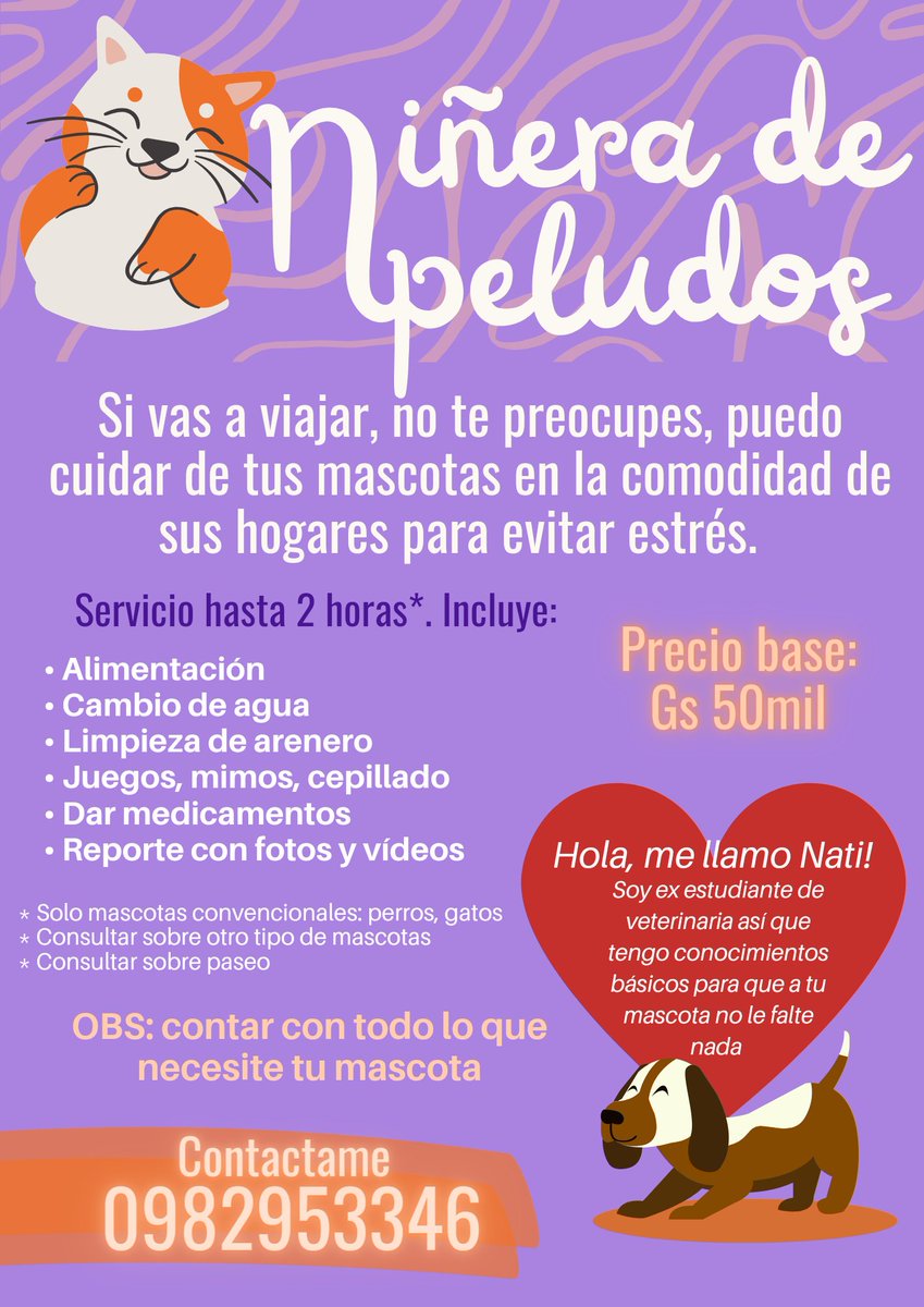 NatibelMania's tweet photo. Los rumores son ciertos ⚠️
Mi amor por los animales es más fuerte!!! 
Llega la época de viajes y mucha gente preocupada por sus mascotas. Hoteles y muchos factores de estrés para tu peludito. Ofrezco mis servicios como ✨niñera de peludos✨

 📍 Precio varia por la ubicación. https://t.co/bDeCp7VOBM