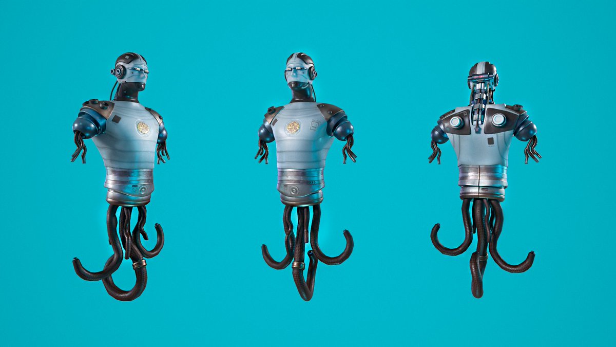 DEmidill's tweet photo. 🤖I made a droid, worked with metal and plastic and a light bulb)🤖 #droid #gameart #digitalart #3dmodeling #mech #render https://t.co/bF3zOjqCvM