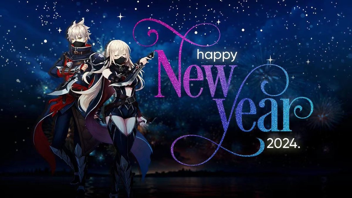 New year 2024! 🎉 

Here's to a year of adventure and endless possibilities. May your days be filled with joy, laughter, and a dash of unpredictable fun! ✨