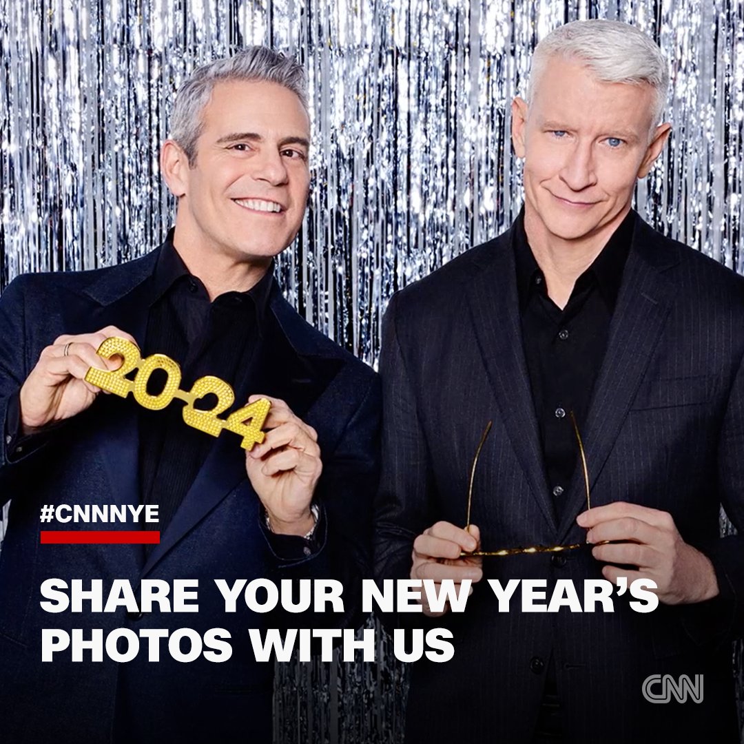 The countdown to 2024 is on! Share photos of your celebration with us using #CNNNYE, and watch New Year’s Eve Live with Anderson Cooper and Andy Cohen starting at 8 p.m. ET on CNN