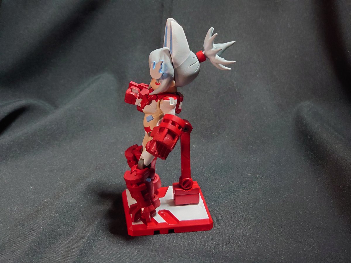 Akatsuki_T3's tweet photo. B-101シルフィーをベースに製作した、
＃武装神姫　の蓮華が形になってきたので載せます。
次ページに続く。（1/4）

#デスクトップアーミー https://t.co/uj01sRn1Zd