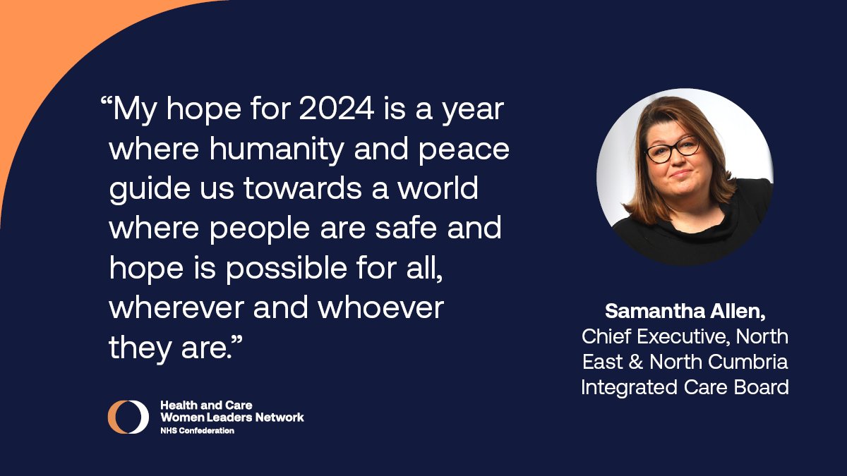 As we move into 2024, we asked our network chair @samanthallen what her hopes are for the year ahead. 👇👇👇