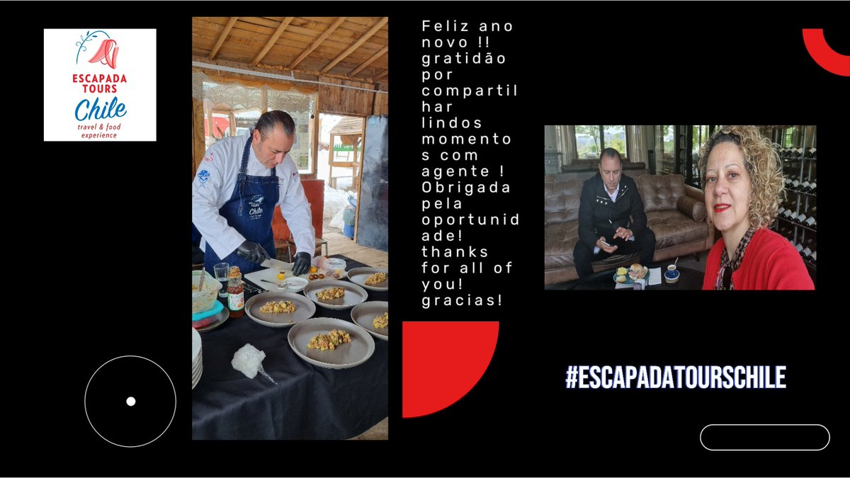 ChileEscapada's tweet photo. Feliz ano novo ! Que seja um ano de muita prosperidade e bons momentos pra guardar no ❤️ agradecemosa todas/dos que puderam estar conosco esse ano, gracias! Thanks! Obrigada! #felizanonovo #escapadatourschile https://t.co/kRJg42UUY2