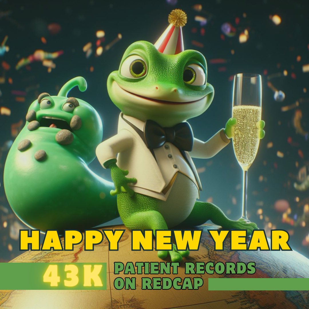 CovidSurg's tweet photo. Wishing you all a Happy New Year 🎉🥂

@gecko_study’s success is a testament to the teamwork and collaboration of this 🌍 network. 

We’re so grateful for your dedication and efforts 🥹

Here's to a year of shared triumphs! May we continue taking @gecko_study further 🦎💪 https://t.co/4DMJ2sNi5Y