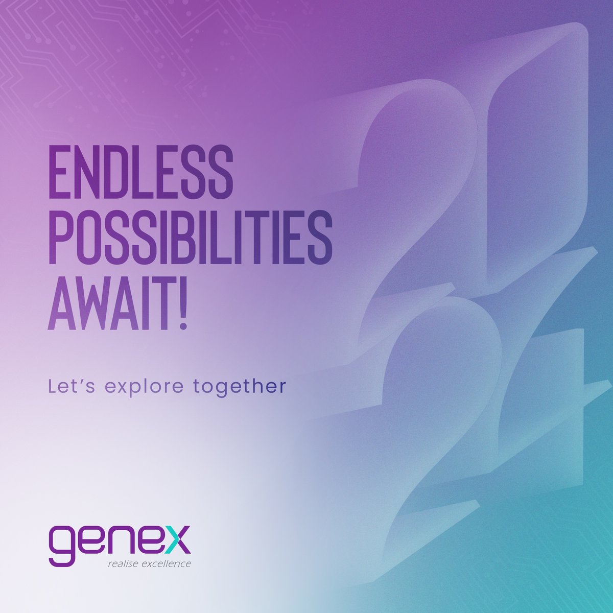 In reflecting on the accomplishments and challenges of the previous year, we embark on 2024 with renewed purpose and reignited enthusiasm.  
Genex Family wishes you an amazing year filled with joy, prosperity and shared achievements.