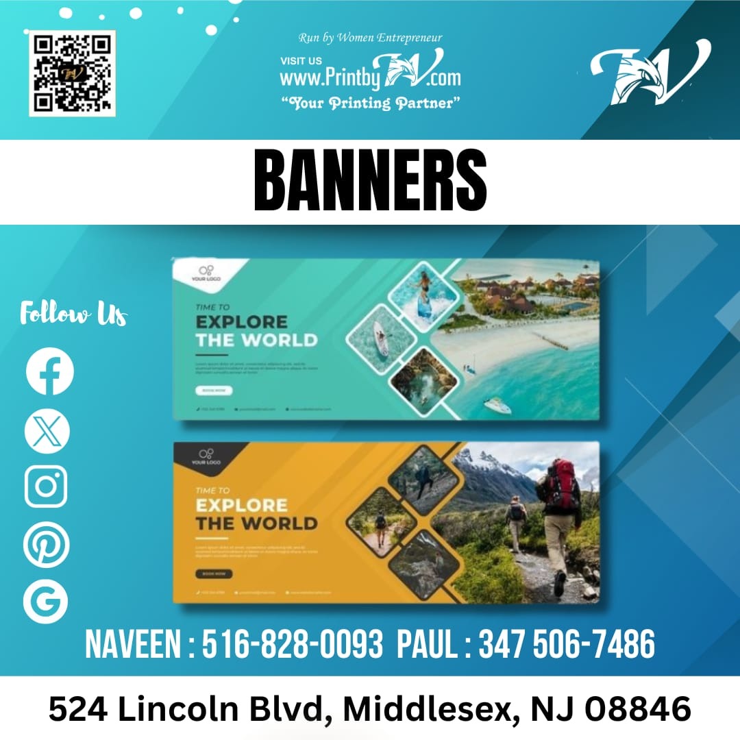 Unleash vibrant stories on our printed banners. Elevate your message with color and style. Stand out boldly! 🎨 . printbyw.com . . Tags #PrintedMagic #ElevateYourBrand #Empoweryourbrand #BusinessCards #Flyers #essentials #printbyw #printandgraph #newyork #us