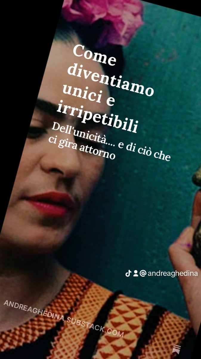 Come la vita ti plasma così diventi...
open.substack.com/pub/andreaghed…