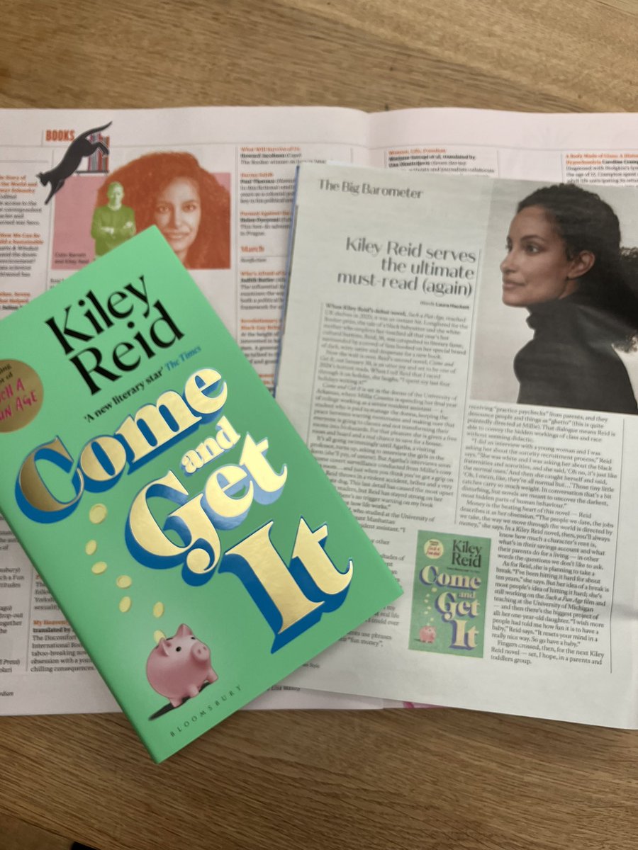 A taste of what I’m looking forward to in 2024: ‘Utter joy and set to be one of 2024’s hottest reads’ @TimesStyle @HackettLaura & @GuardianBooks hotlist too. #ComeandGetIt by @kileyreid out on 30th Jan @BloomsburyBooks