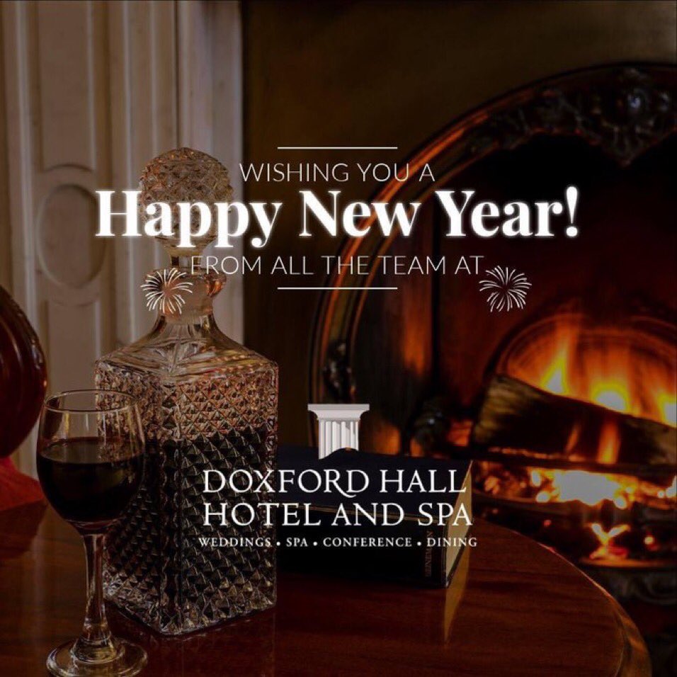 🎉Ahead of the bells and celebrations we would like to wish you a very happy and healthy New Year from all of us at Doxford Hall Hotel &amp; Spa. The entire team very much look forward to welcoming you back in 2024. 🥂
#HappyNewYear2024 #HappyNewYear #HappyNewYear24