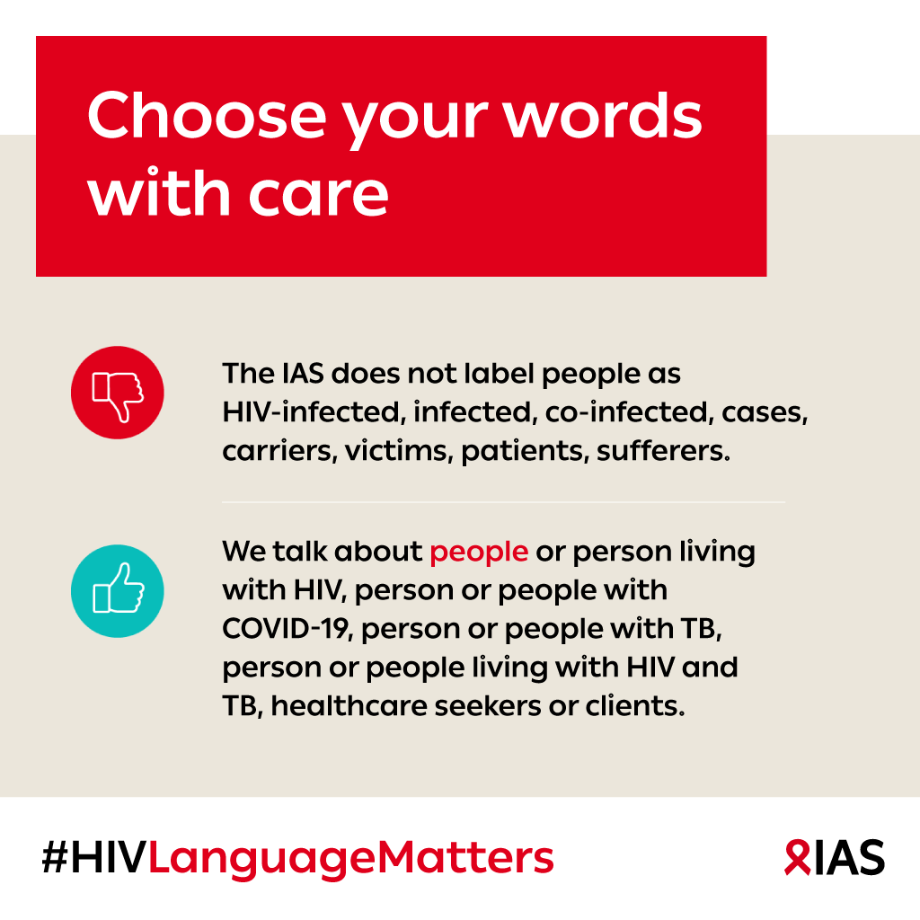 This #newyear, let's commit to #PutPeopleFirst in the language we use. This is because words have power: they bestow or remove dignity, build or break stigma, and divide or unite the #HIV response. #HIVLanguageMatters Find out more 👉 bit.ly/3rIef2Y