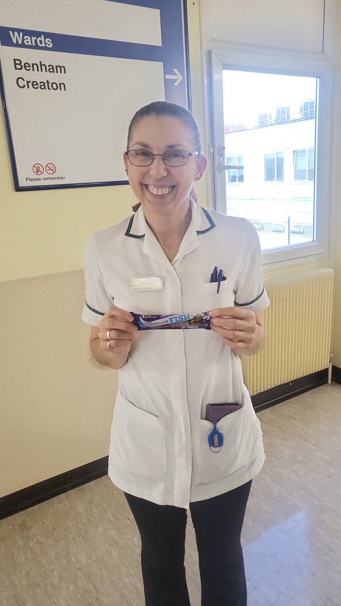 Huge thanks to our pharmacy tech @kathy_vizard huge thank you and last chocolate fish recipient for 2023 @NGHnhstrust @mumof3runs @FacchianoGianni