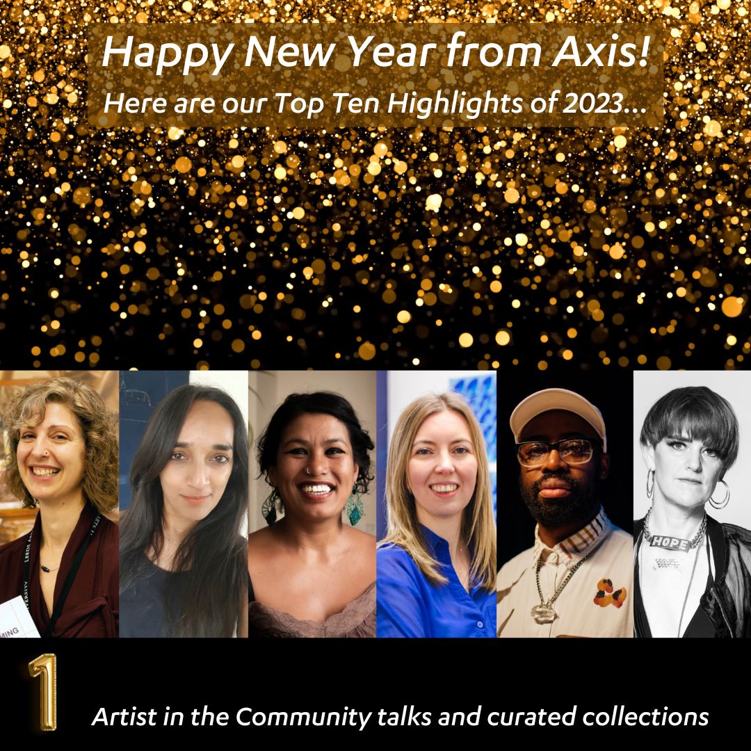 We want to wish all our members and followers a #HappyNewYear & take a look back & celebrate our achievements in 2023! 🥳🥂🍾⁠ ⁠ 1) Artist in the community talks & curated collections, with a huge thank you to our featured artists!