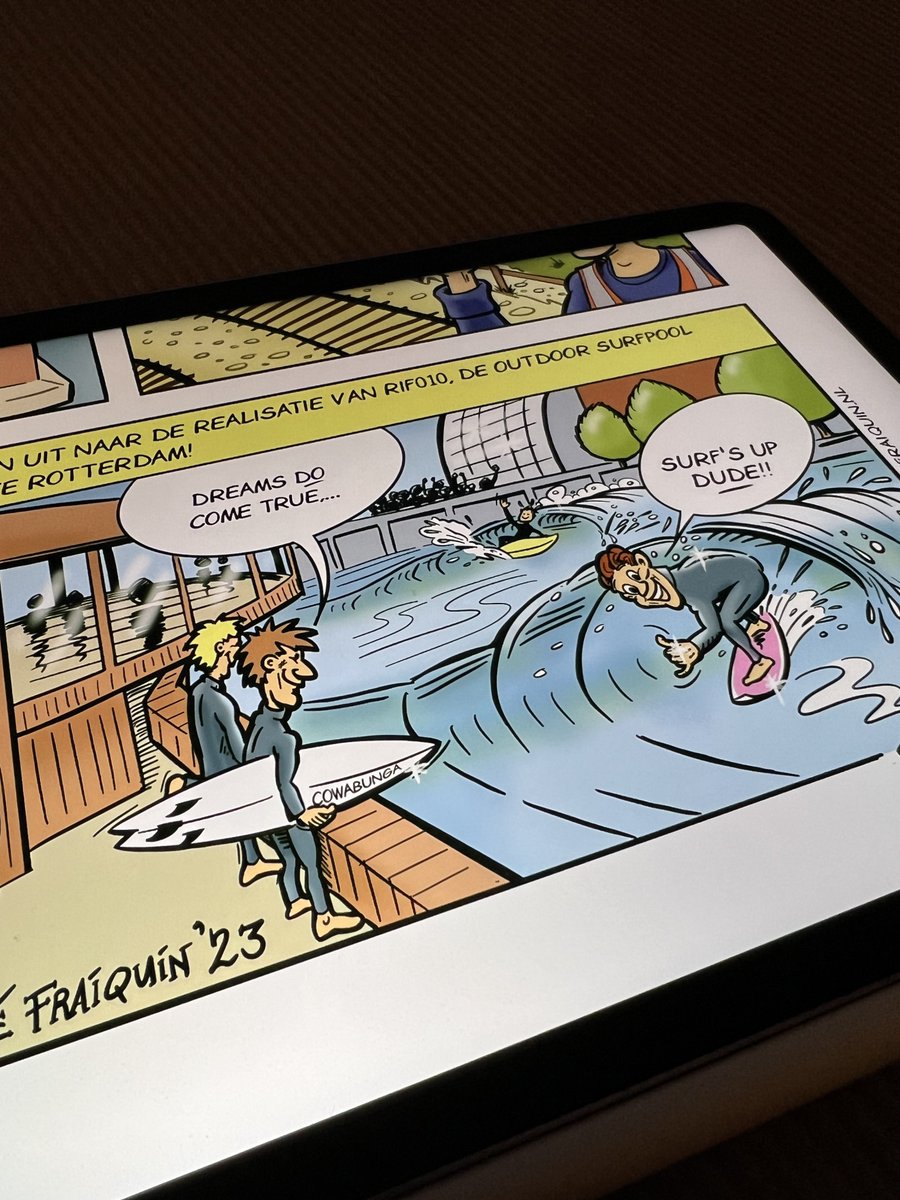 De NEXUS onder de boom gevonden! En mijn stripje staat in dit personeelsblad van <a href="/MobilisTBIinfra/">Mobilis TBI</a>, Voorbij Funderingstechniek, Voton en Struijk. Nu lekker lezen! Fijne jaarwisseling iedereen!
#striptekenen #andrefraiquin #mobilistbi #tekenen #cartoon #comic #personeelsblad #NEXUS