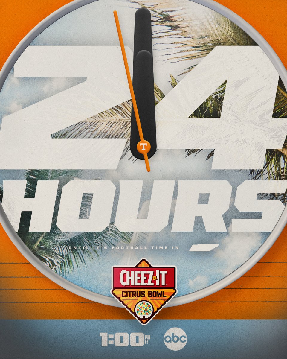 Vol_Football's tweet photo. 2⃣4⃣ hours out

#GBO 🍊 https://t.co/FMcckg9rxX