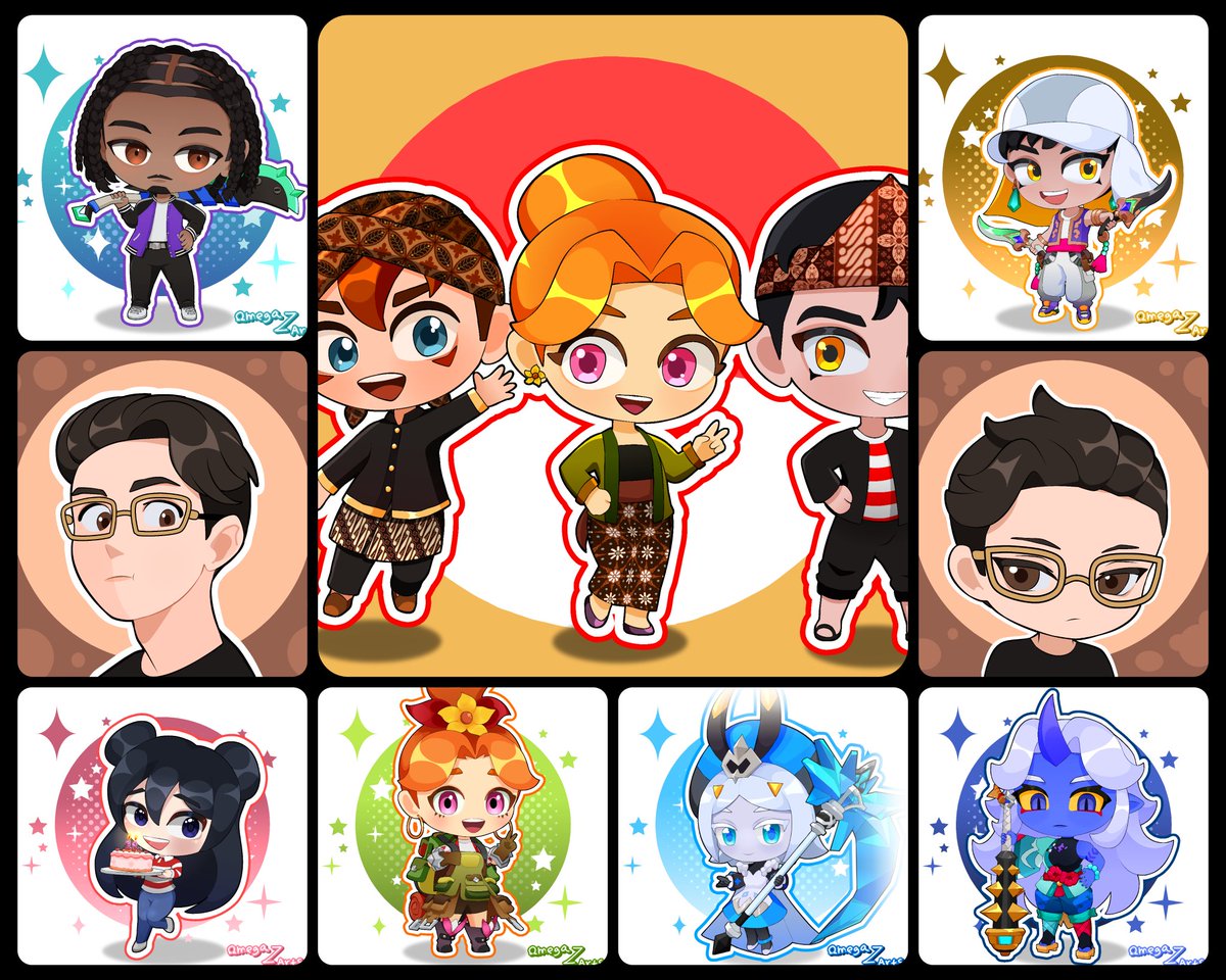 RyArts77's tweet photo. My recap in 2023. I didn't draw much Chibis since I'm in college now. I wish I could have more time to draw more Chibis next year. https://t.co/CM5bmzJOI7