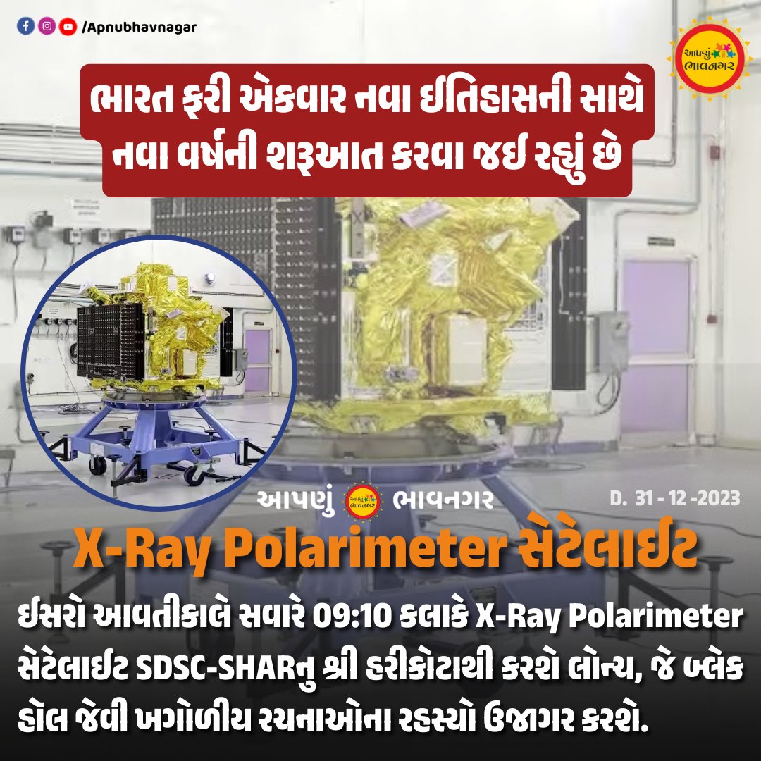 #ISRO #xRaypolarimeter #settelite