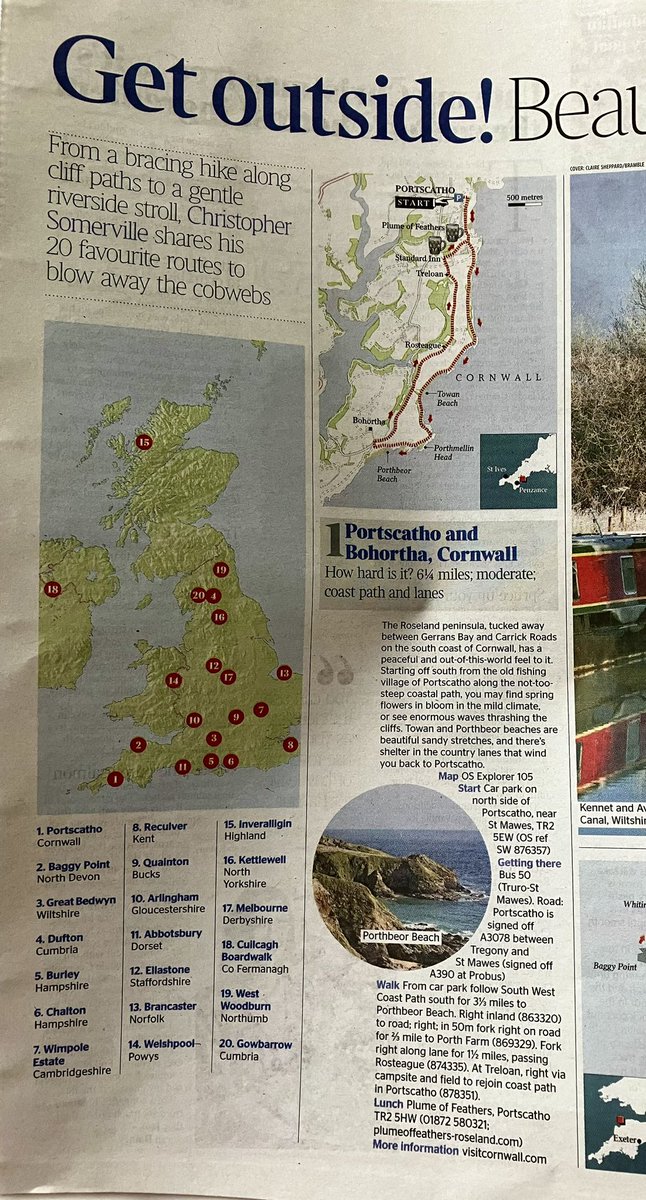 Diana_C_Lewis's tweet photo. @thetimes it’s ironic that Gerrans Bay, part of an AONB, is currently dealing with applications to create a 110 hectare commercial seaweed farm, with 9400 buoys…. https://t.co/mWxELvqSl4