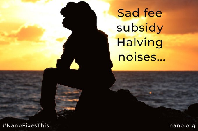 Ghostbanned7's tweet photo. @WeaselDJ Tick tock next Bitcoin $65 per transaction fee-subsidy-Halving block... 😱
And there's absolutely NOTHING the #Buttcoin users can do to stop it!
Have fun paying fees, $BTC maxis!
#HFPF!
#BitcoinSucks #StudyMonero #StudyNano https://t.co/Cb2Zq3cvRq