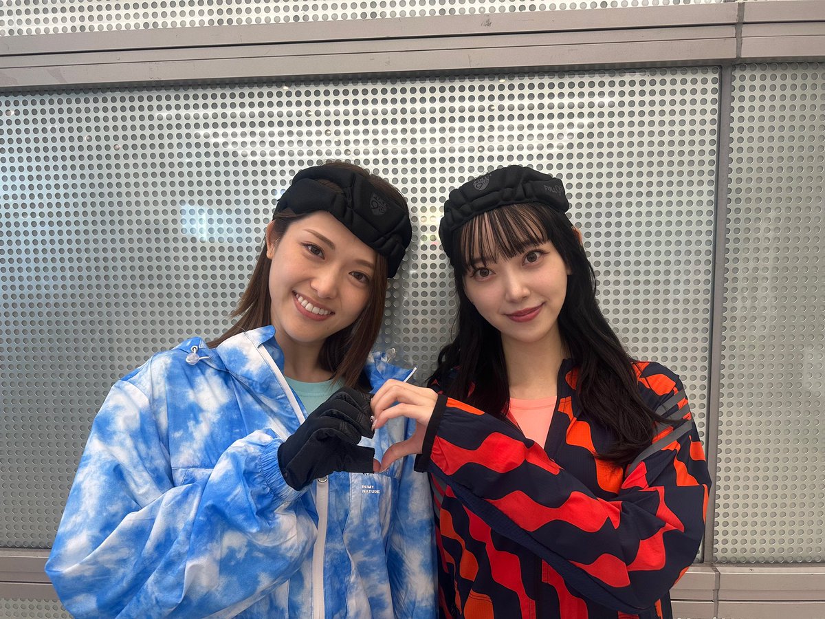 このポーズで撮りたいですってわがまま言った🫶🏻 りんごねえさんと