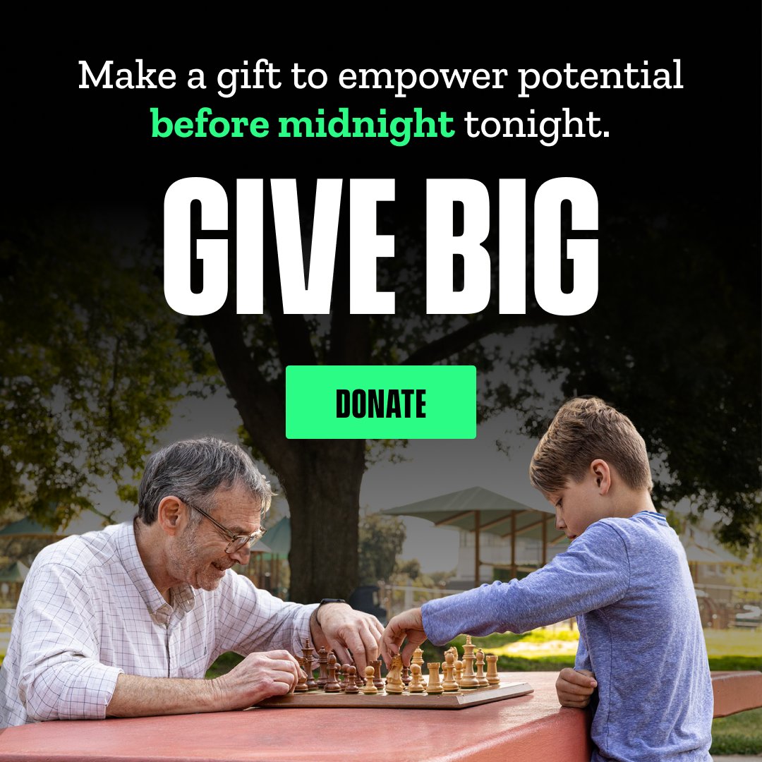 THIS IS URGENT: Currently, 1 in 3 U.S. young people are growing up without a positive, sustained adult #mentor. We can’t ask them to wait a single day longer. Every dollar donated before midnight TONIGHT will have a BIG impact. Give today: mentorbig.org/donate/ #BeBig