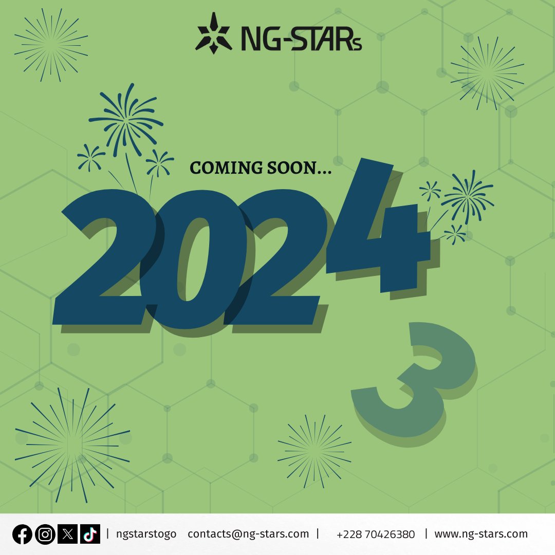 ngstarstogo's tweet photo. 2023 se termine, et c'est l'heure de se tourner vers 2024.
Nous sommes convaincus que cette année a été riche pour vous en événements, en émotions, et en apprentissages, tout comme pour nous.
NG-STARs a hâte de vous retrouver en 2024 pour de nouvelles aventures
À très bientôt ! https://t.co/ycaUNNd58M