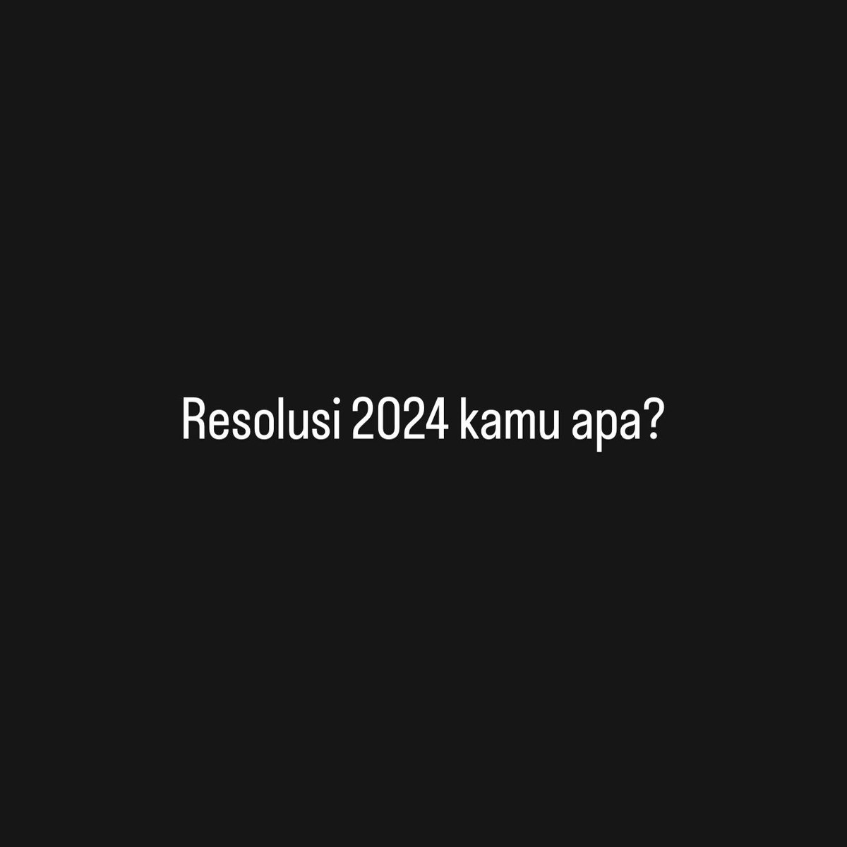radenrauf's tweet photo. Resolusi 2024 kamu apa?
Semoga tercapai ya, aamiin https://t.co/mu8bsifrLw
