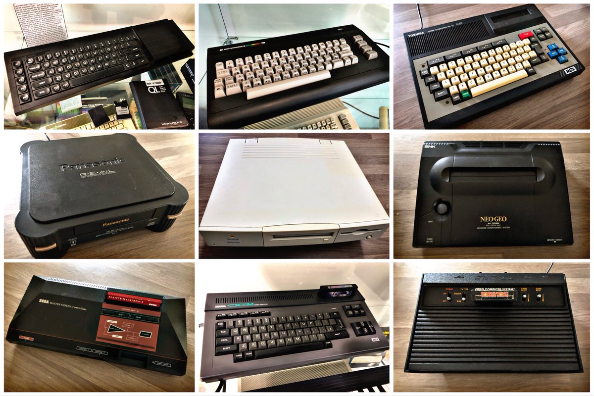 This week’s #RetroEnnead offers you the #QL, #C16, #HX10, #3DO, #Quadra 660AV, #NeoGeo AES, #MasterSystem, #CX5M and #Atari2600.  Choose a line of 3 and lose the rest! #RetroComputing #ComputerHistory #RetroGaming #VideoGames