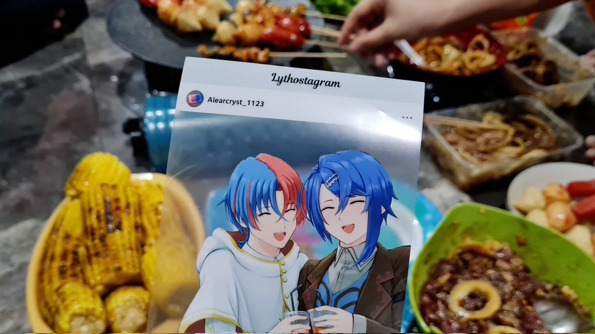 リュール 「new years BBQ at home!」|Seph 🌺 CF16 H-53bのイラスト