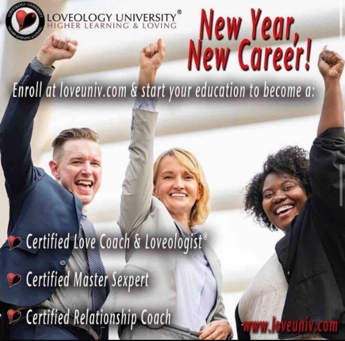 🌟 New Year, new career horizons! 🎉 Dive into the world of possibilities by getting certified as a Healing Coach, Love Coach, or Relationship Coach at LoveUniv.com. Embrace transformative learning and pave the way for a fulfilling journey in coaching. Start now! ✨