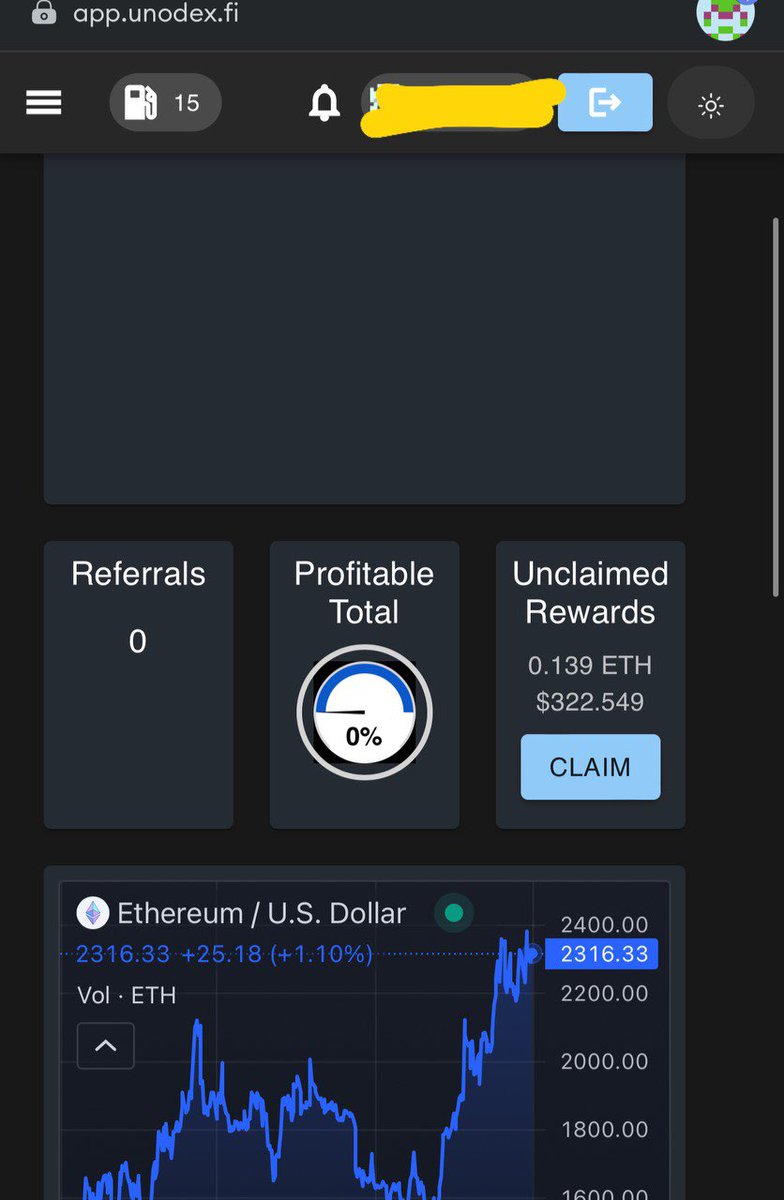 <a href="/deltaxbt/">Delta</a> yoo, juicy rewards from $UNDX which just launched 4 days ago and sitting currently at 4.5mil MC and still plenty of x-s possible! 

#UNODEX is a hybrid trading platform (between DEX and CEX) using its own Ethereum NODE and RPC. We can offer transactions up to 25x faster than any