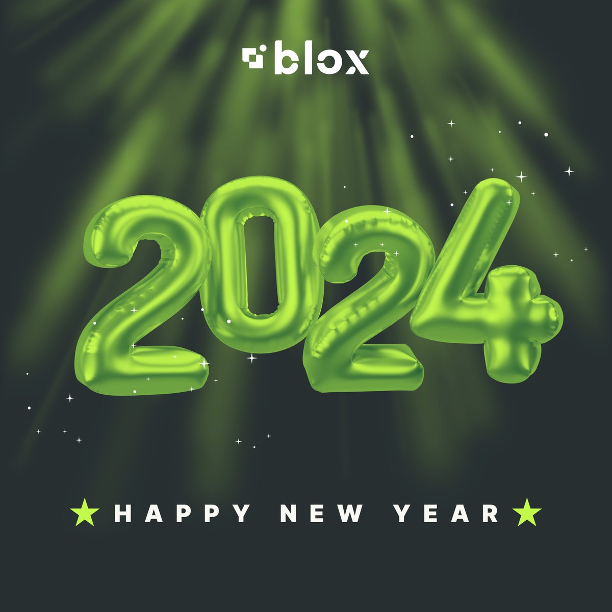 We at Blox, wish you a Happy New Year! #2024