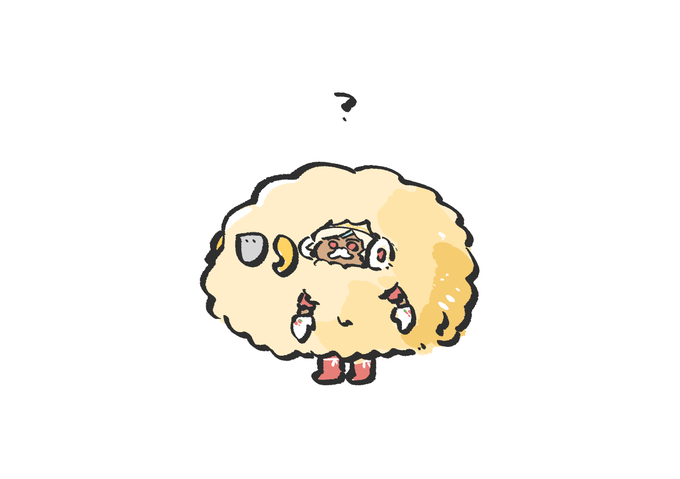 「sheep white hair」 illustration images(Latest)
