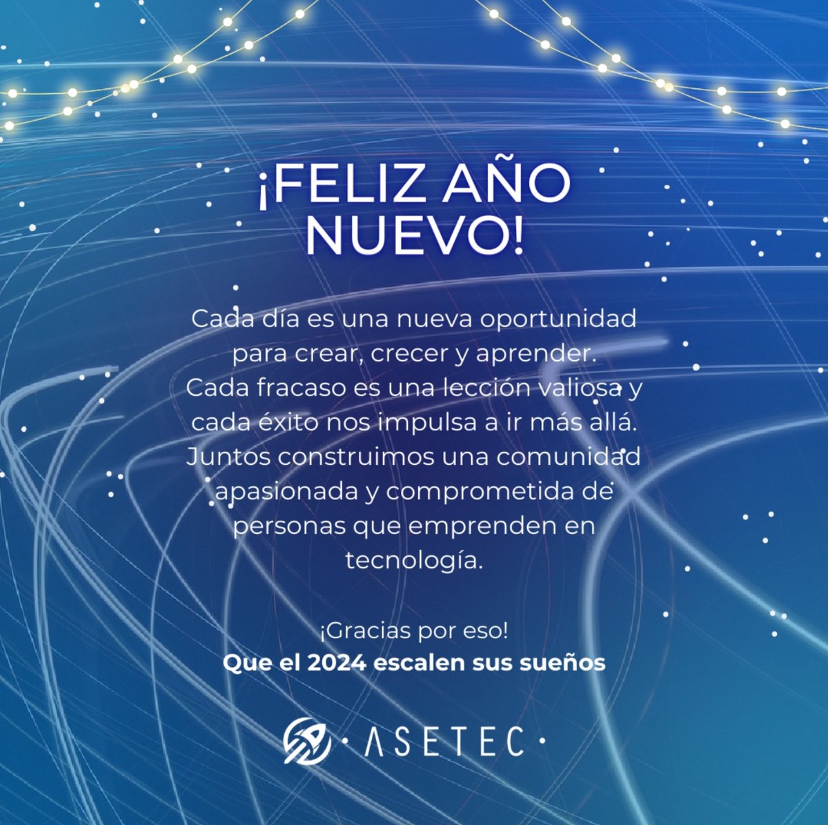 Muy feliz año Comunidad #AñoNuevo #2024