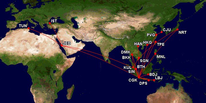 ariasarlito's tweet photo. Peta traveling saya di 2023. Semua tujuan @BebasVisaID untuk Paspor RI (Taiwan dengan visa waiver Jepang yang sudah pernah digunakan bisa, Jeddah dengan @SaudiAirlinesEn boleh transit selama up to 96 jam waktu perjalanan pulang ke Indonesia) https://t.co/1oJe6i7gxz