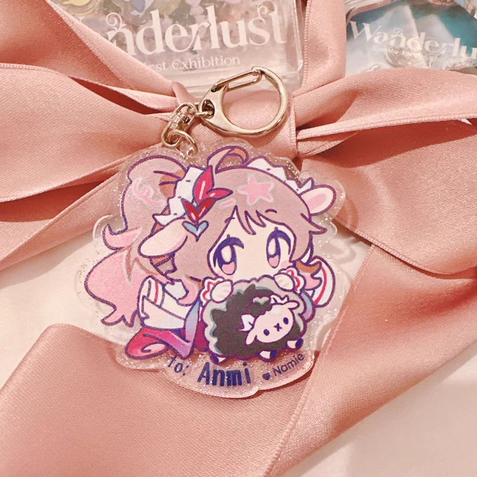 みんな!!これを見てくれ!!Namie先生( )からこの世に1点しかないエイヤちゃんアクキーを作って貰いました大好きアイラブユー 