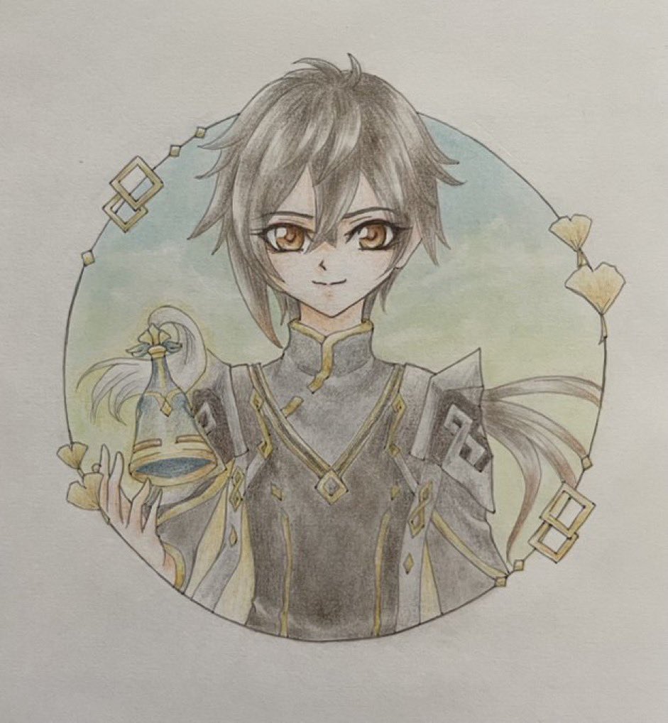 illustratoracc6's tweet photo. 鍾離先生、
お誕生日おめでとうございます✨ https://t.co/E4x0pjXoms