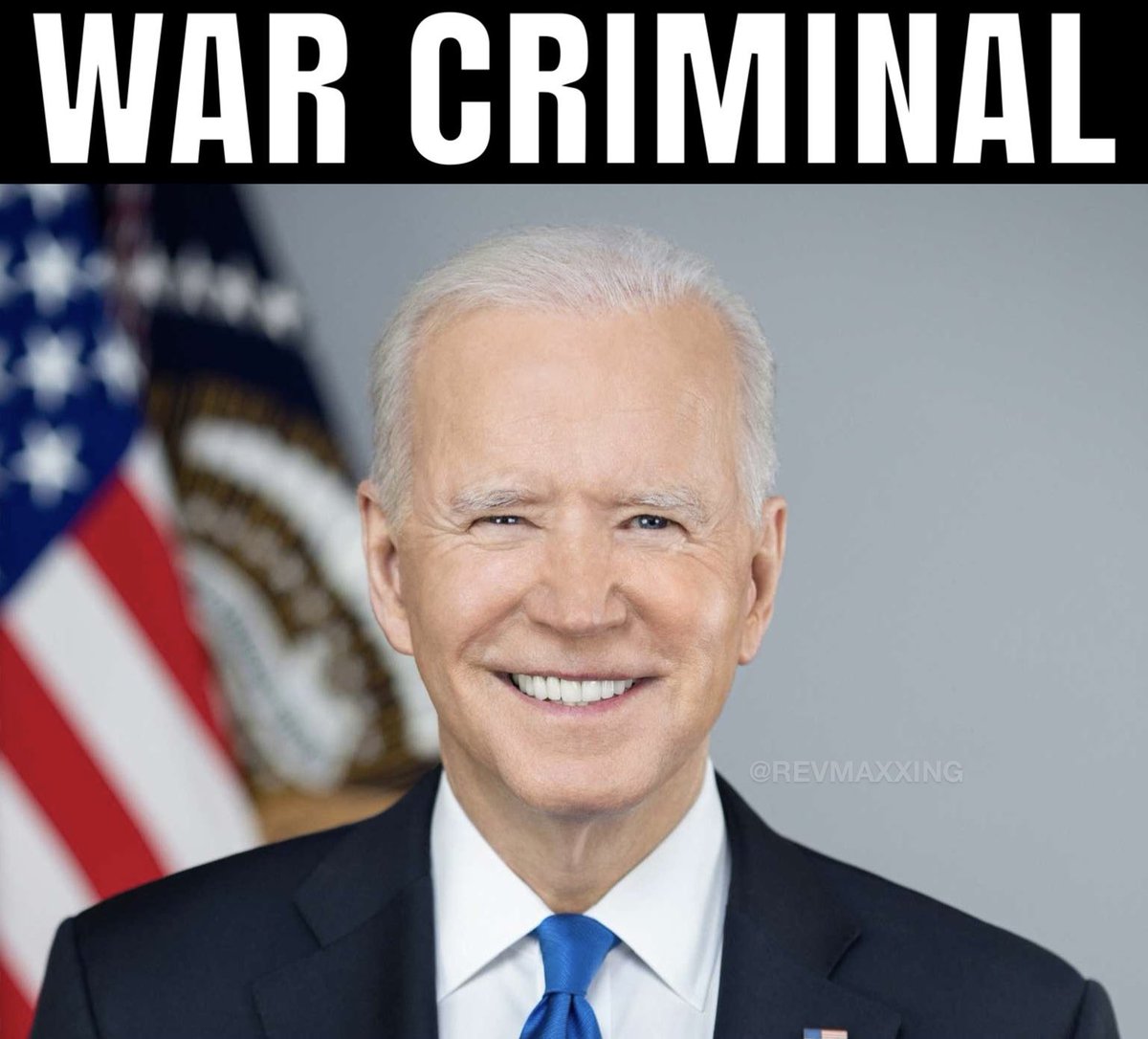Retweet if you think he is war criminal