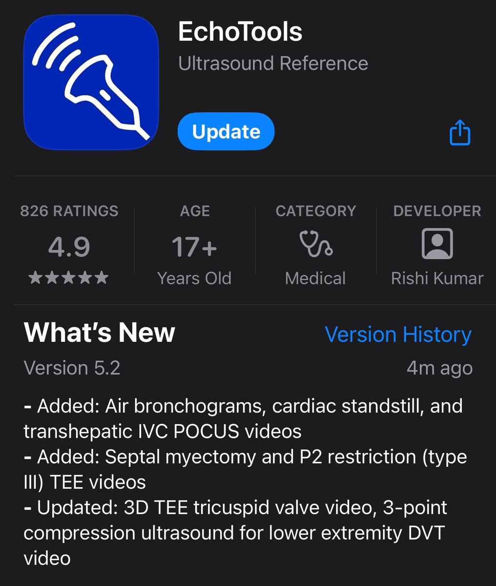 One last update for my free EchoTools iOS app before 2024! As always, I appreciate your continued support for this project! echotools.app #pocus #ultrasound #medtwitter