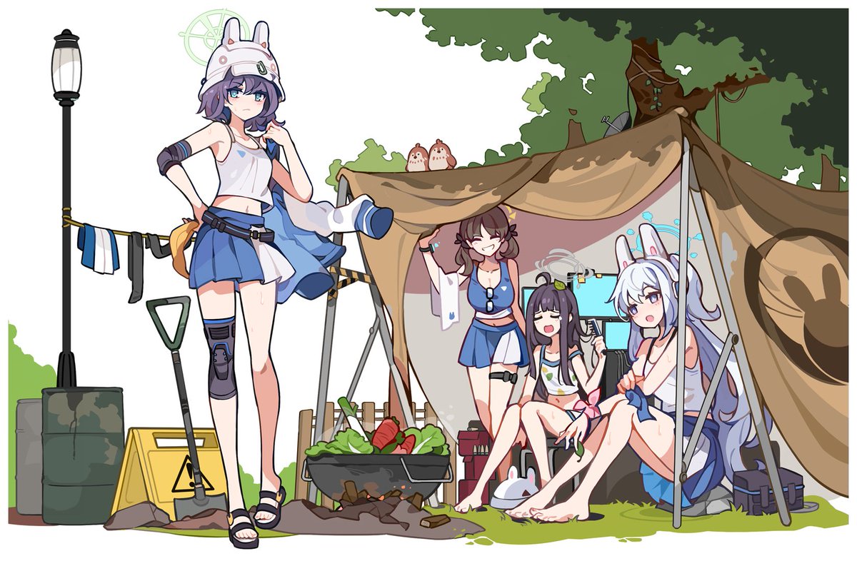 ブルアカ「#今年も残りわずかなのでお気に入りの4枚を貼る 今年はブルアカに出会ってよかった」|ideolo🌟冬はブルアカでいくぞレッツゴー！のイラスト