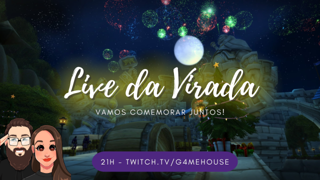 G4meHouse's tweet photo. ⭐ LIVE DA VIRADA ⭐
Passe a virada do ano com a G4meHouse!
A Blizzard nos concedeu 2 chaves de Dragonflight HC Editon para presentearmos vocês!
E ainda teremos sorteios de 60 dias de gametime, montaria e mascote. #BlizzardCreator
Esperamos vocês a partir das 21h! 🎇 https://t.co/AFXpAW69Oi