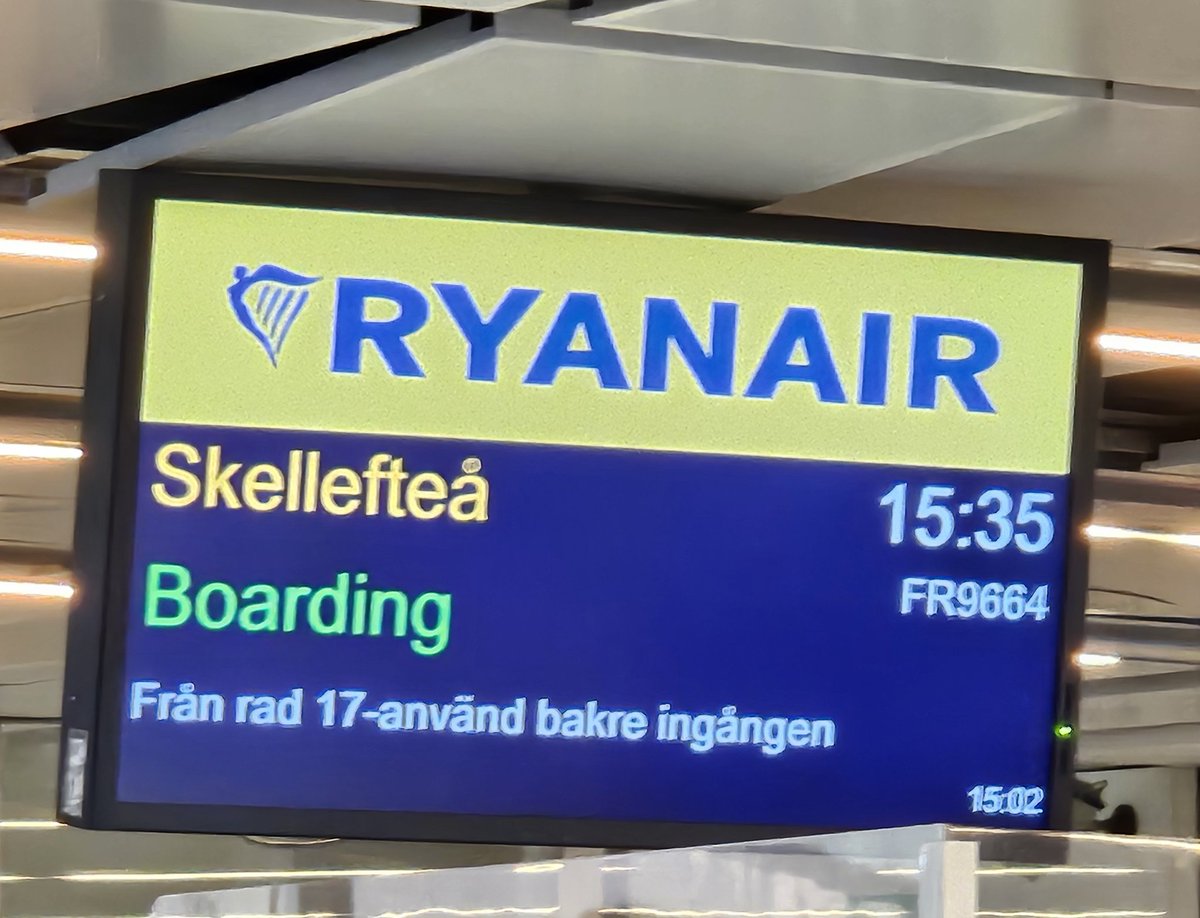Drar norr över och hälsar på brorsan några dagar.