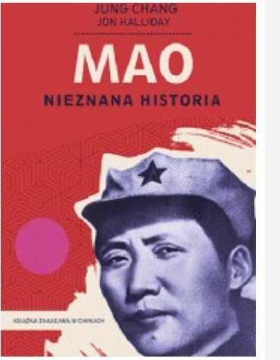 MikoJ33's tweet photo. #readlist2023pl Bardzo ciekawa, często zaskakująca biografia Mao. Warto, ale nie jest to pozytywna lektura. https://t.co/zaRpSCJKGQ