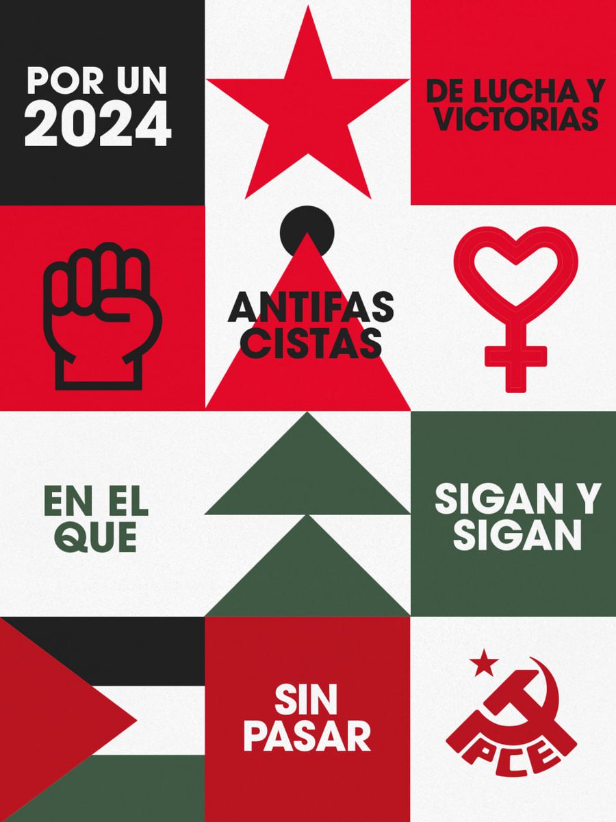 elpcm's tweet photo. 🎆 Os deseamos un feliz año nuevo en el que logremos más victorias y avances para la clase trabajadora.

#FuturoSocialista 🟥✊
#AñoNuevoRojo https://t.co/KGcTeTDX5W