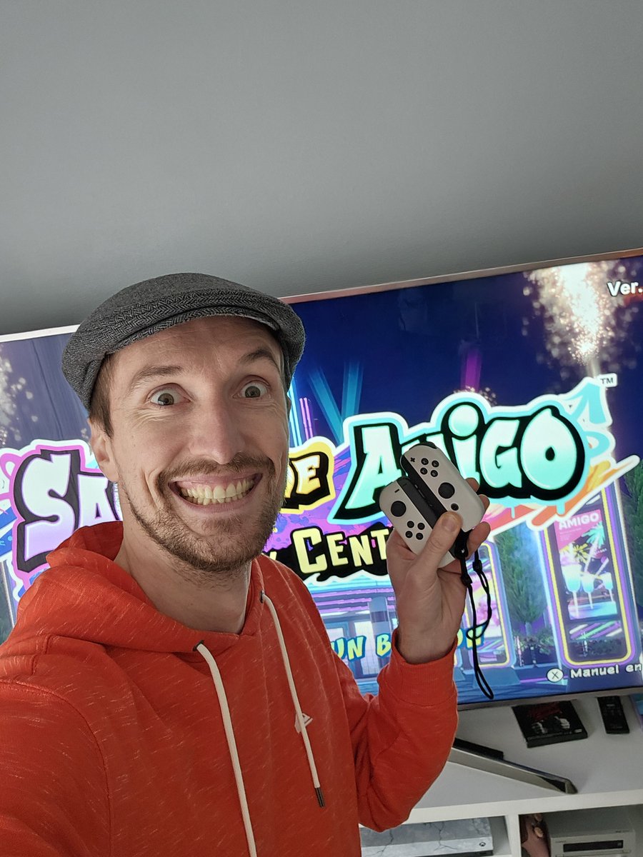 GXL_Redge's tweet image. Un jeu des enfers pour finir l&apos;année avec Madame 😅

#SambaDeAmigo #NintendoSwitch