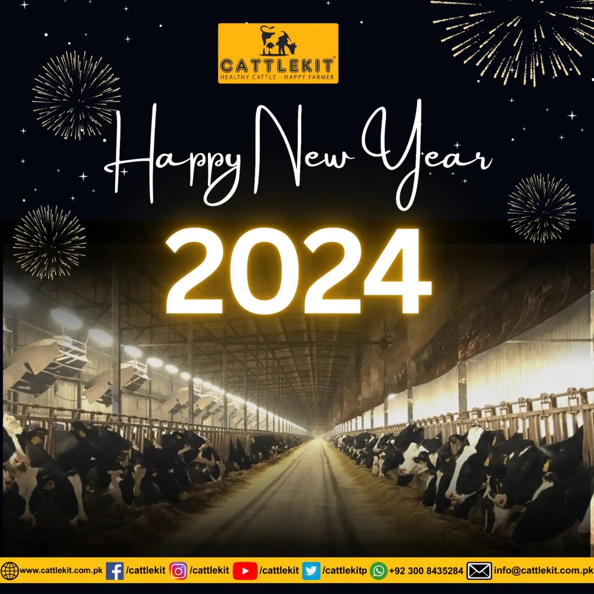 CattlekitP's tweet image. Happy New Year 2024 !!!

We hope you have a happy and enjoyable new year. I wish you prosperity, love, and serenity. Wishing you the very best for the upcoming year.

CATTLEKIT
Healthy Cattle, Happy Farmer
#anythingforfarmer
#happy #new #year  #hopes #successmore #coming